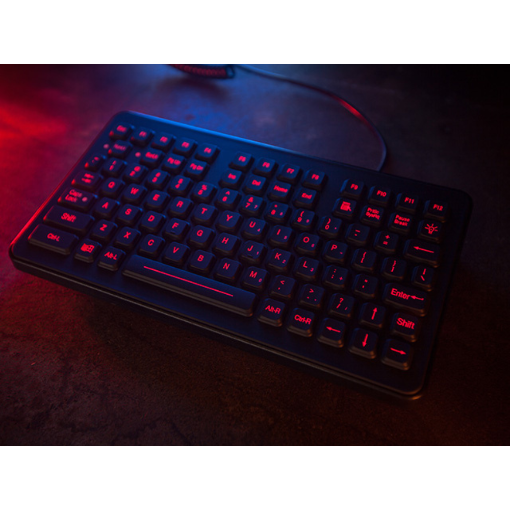 iKey Compact Backlit Industrial Keyboard