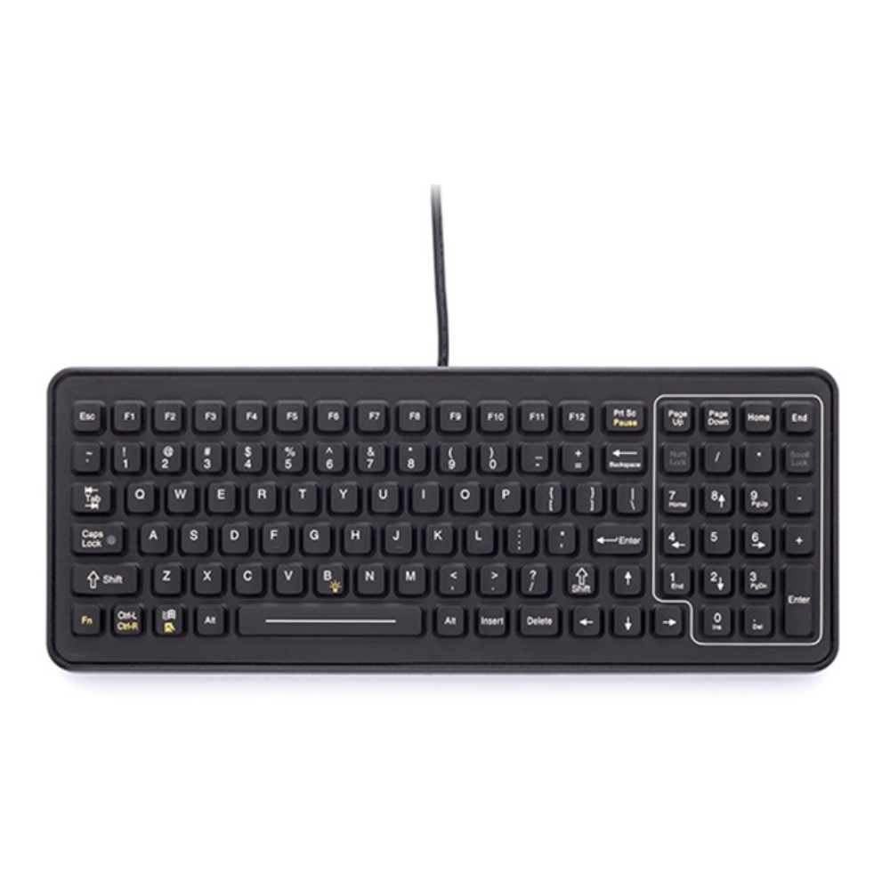 iKey SlimKey full-size Rugged Backlit Medical Grade Keyboard w/QuickLock